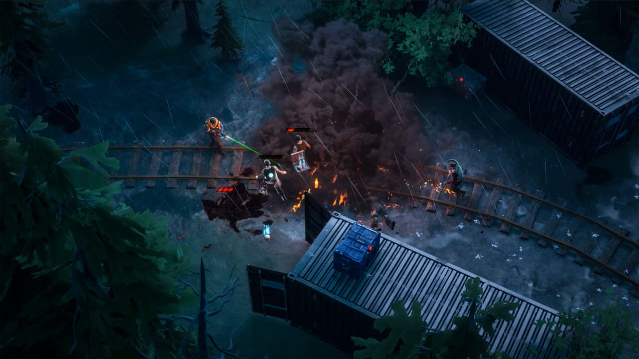 Rageborn — combat against supernatural enemies in industrial environment